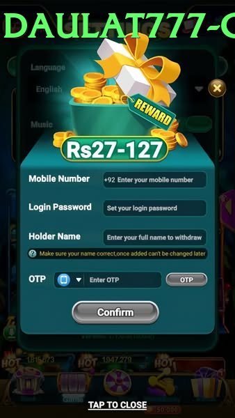 Daulat 777 game app for Pakistan players